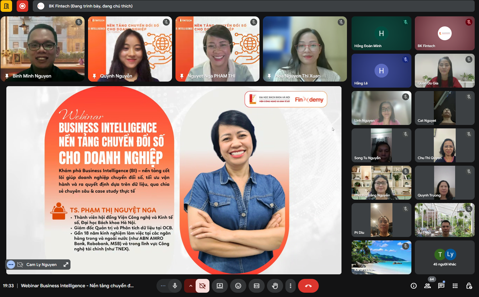 Webinar BI - Nền tảng chuyển đổi số cho doanh nghiệp