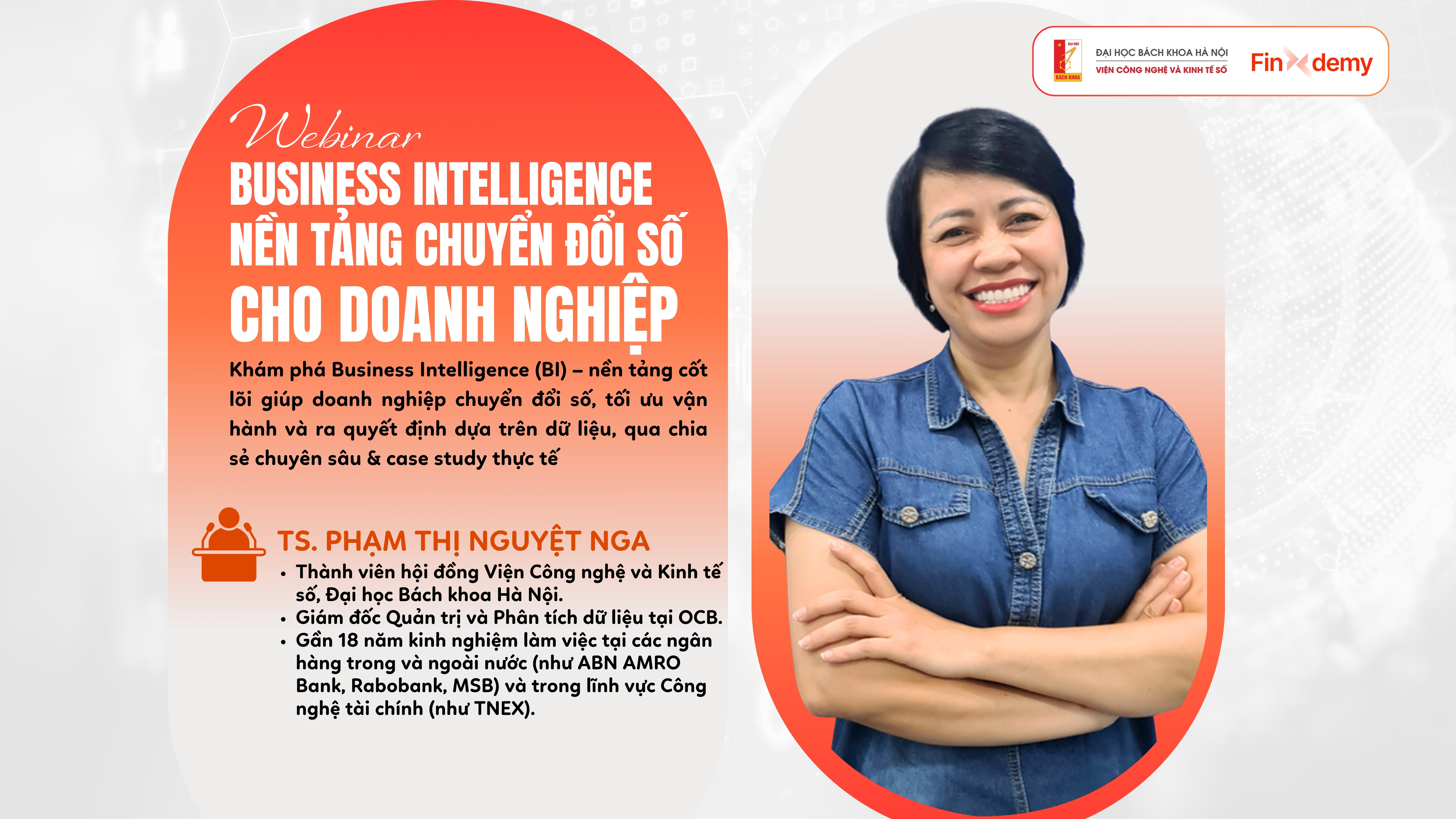 Webinar BI - Nền tảng chuyển đổi số cho doanh nghiệp